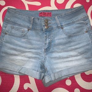Light Blue Jean Shorts
